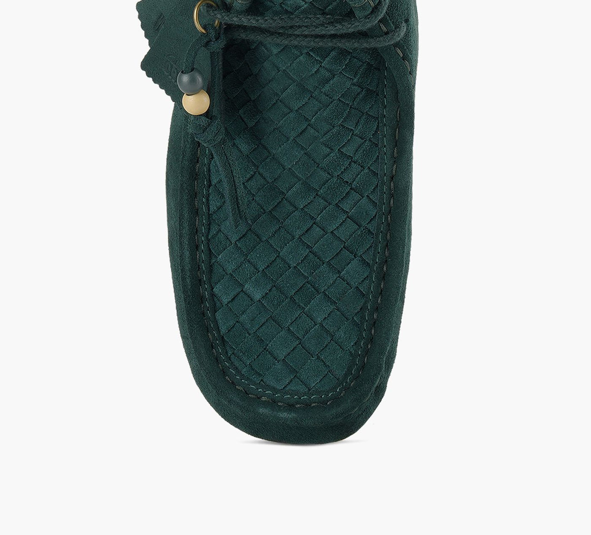 CLARKS ORIGINALS WALLABEEBOOT in GREEN view 1c