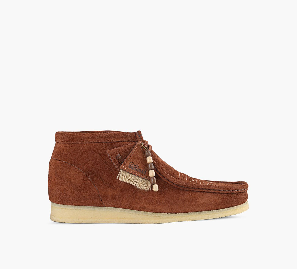 CLARKS ORIGINALS WALLABEEBOOT in BROWN