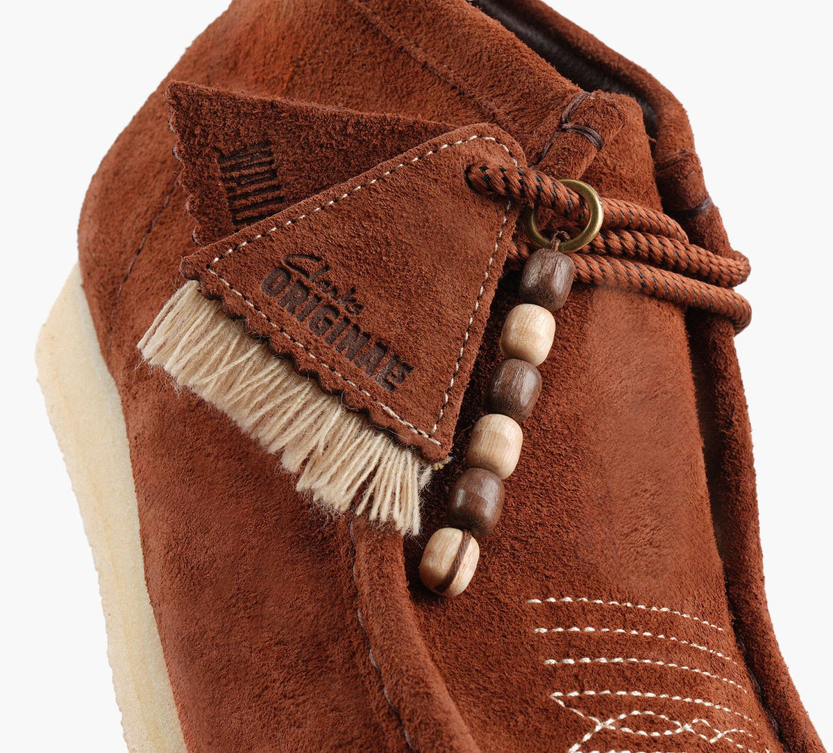 CLARKS ORIGINALS WALLABEEBOOT in BROWN view 1b