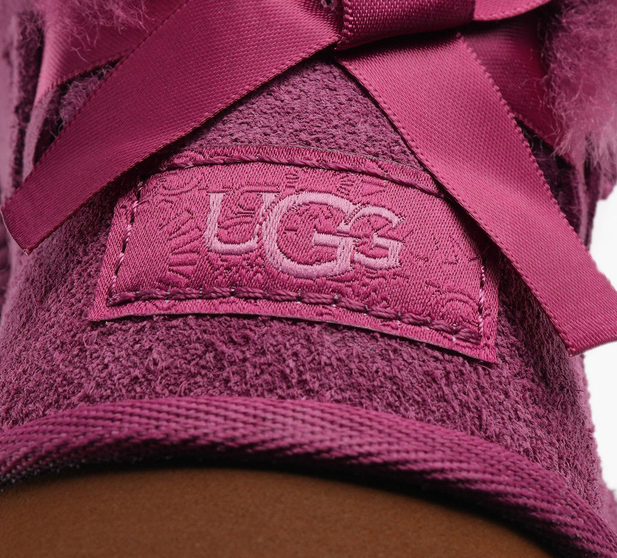 UGG ULTRAMINIBAILEYBOW en VIOLET vue 1b
