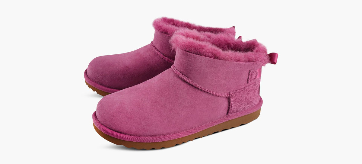 UGG ULTRAMINIBAILEYBOW en VIOLET vue 4