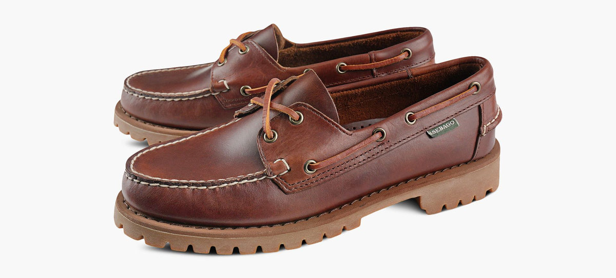SEBAGO CHAUSSUREBATEAURANGERWAXY en BRUN vue 4