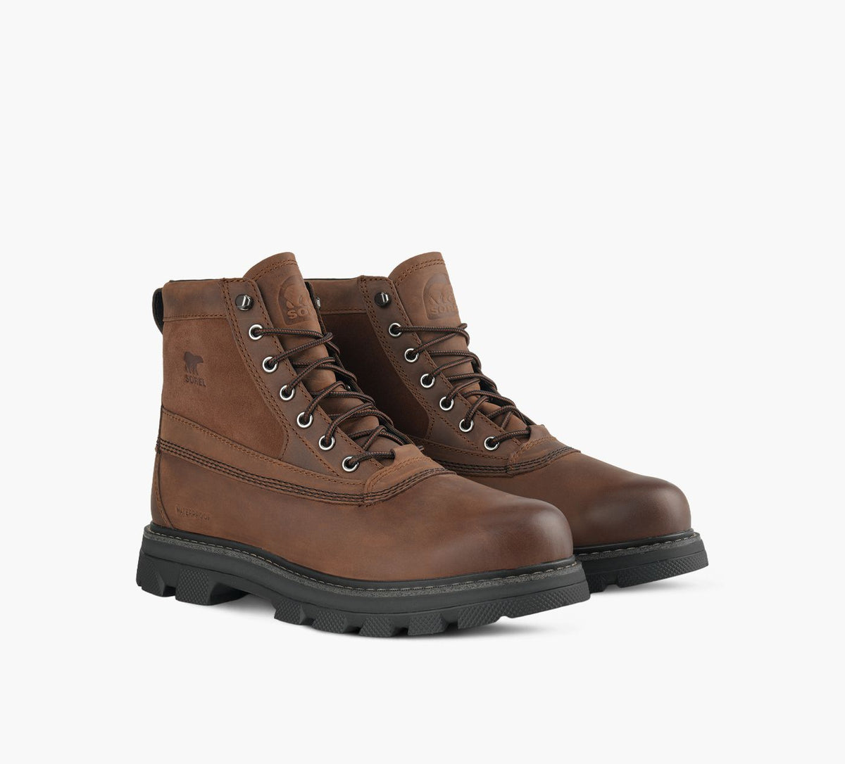 SOREL LARK47BOOTWATERPROOF in BROWN view 2