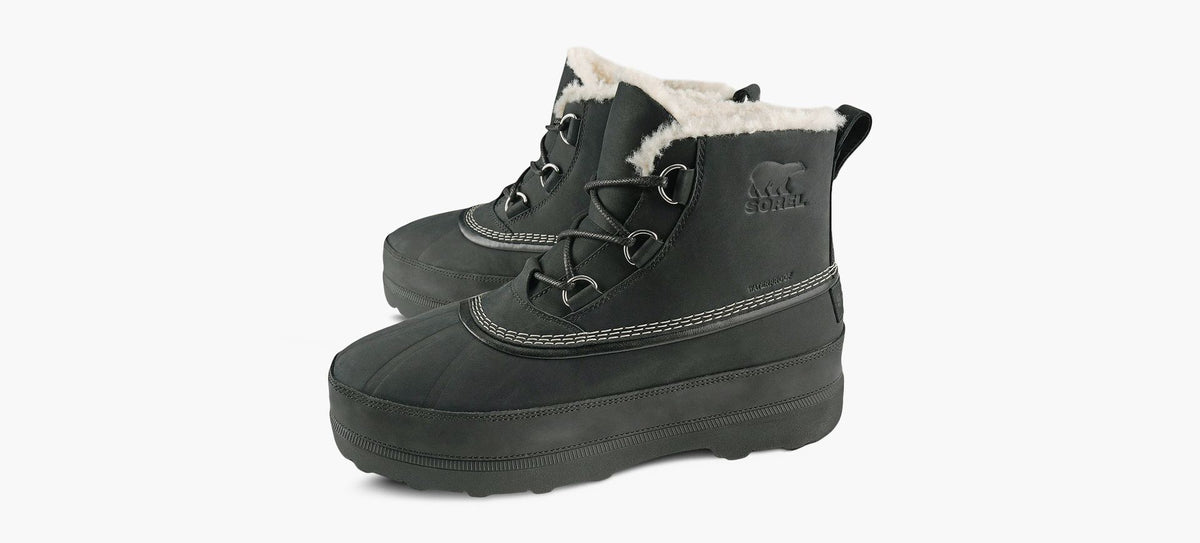 SOREL AMBLERFIRESIDECHUKKAWATERPROOF in BLACK view 4