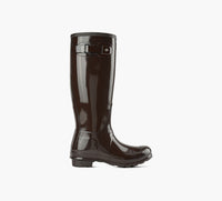 HUNTER BOTTEHAUTESORIGINALTALLGLOSS en BRUN