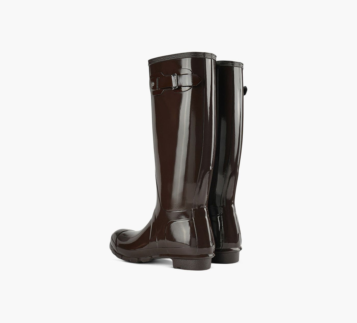 HUNTER BOTTEHAUTESORIGINALTALLGLOSS en BRUN vue 3