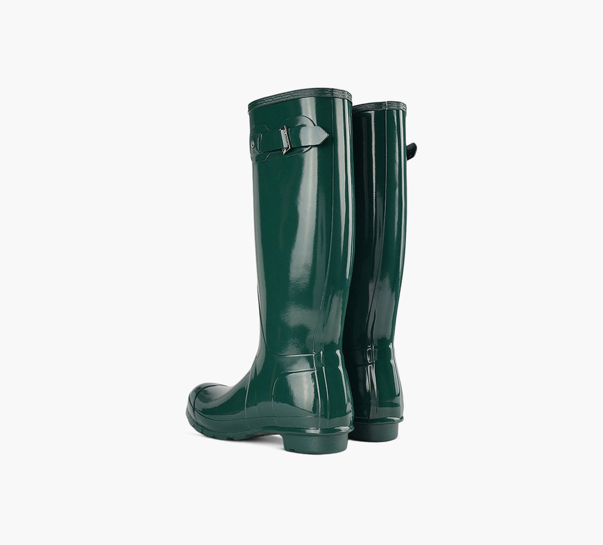 HUNTER ORIGINALTALLGLOSSBOOT in GREEN view 3
