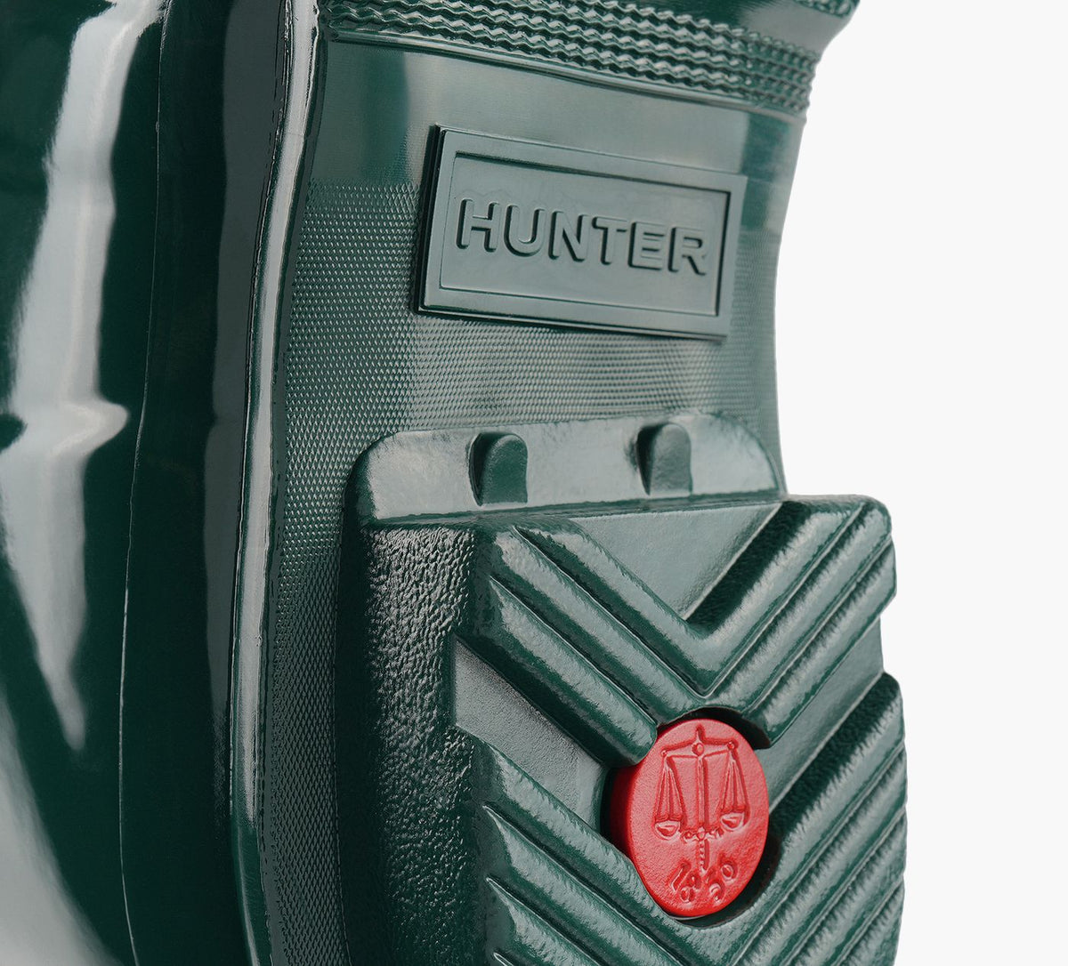 HUNTER ORIGINALTALLGLOSSBOOT in GREEN view 9