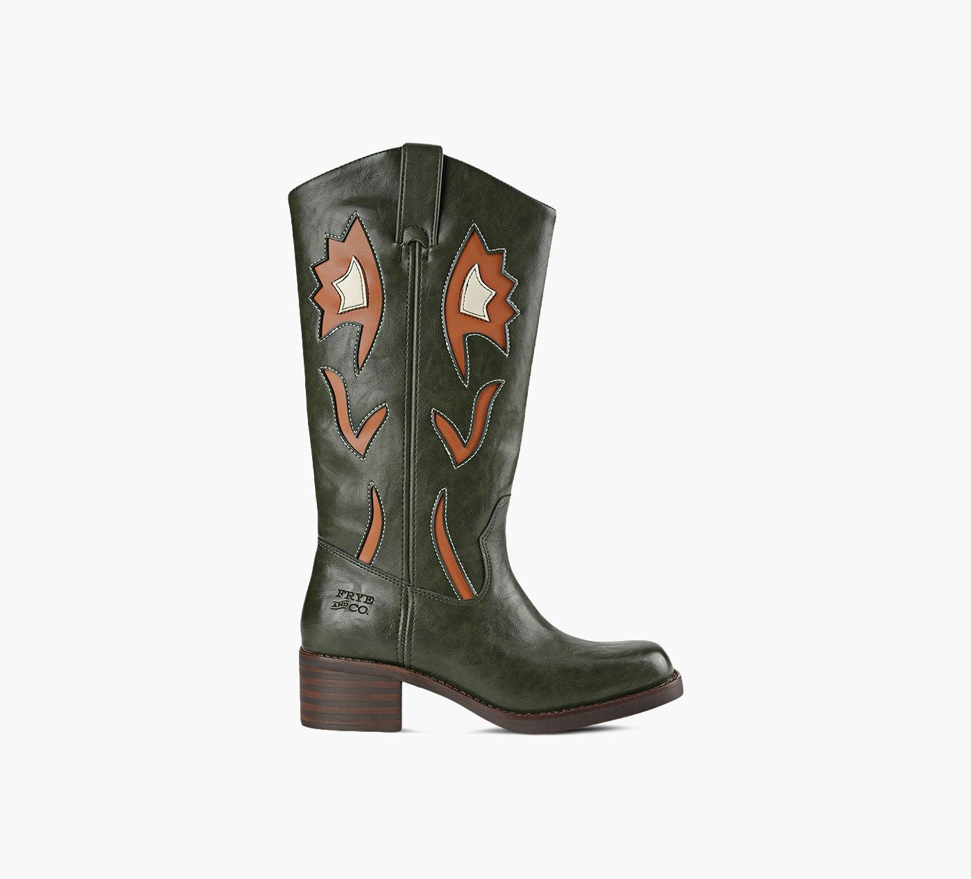 FRYE & CO. MIRANDA10FLEURS en VERT