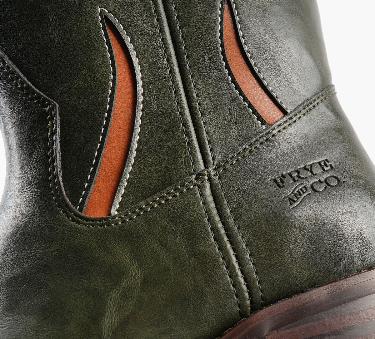 FRYE & CO. MIRANDA10FLEURS en VERT vue 1b