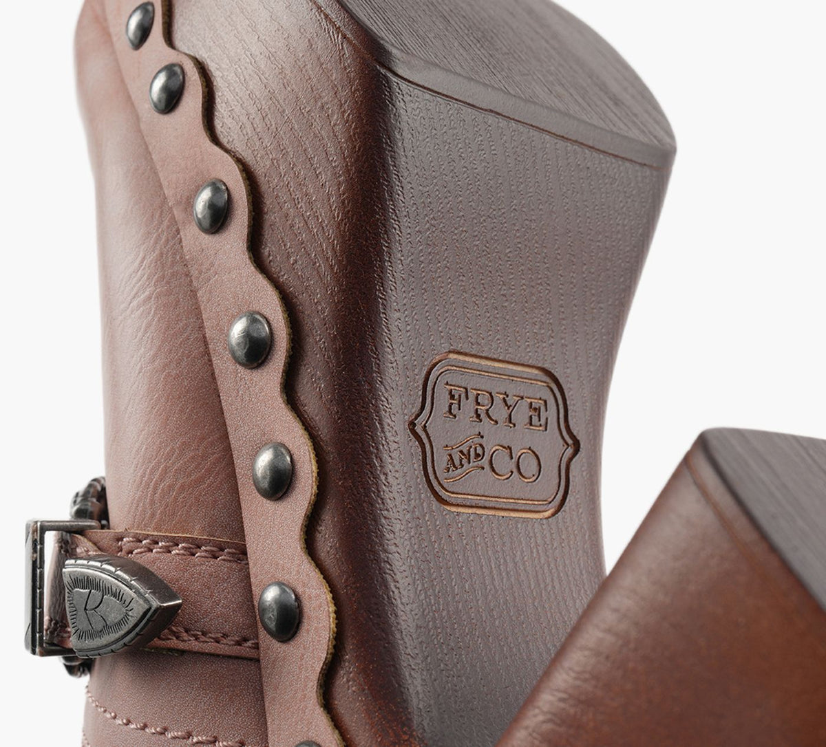 FRYE & CO. SABOTFESTONNWYLIE en ROSE PALE vue 7