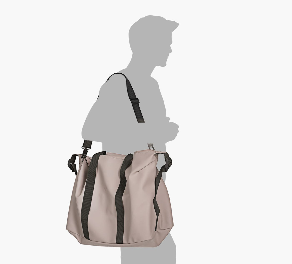 RAINS HILOWEEKENDBAG in TAUPE view 7