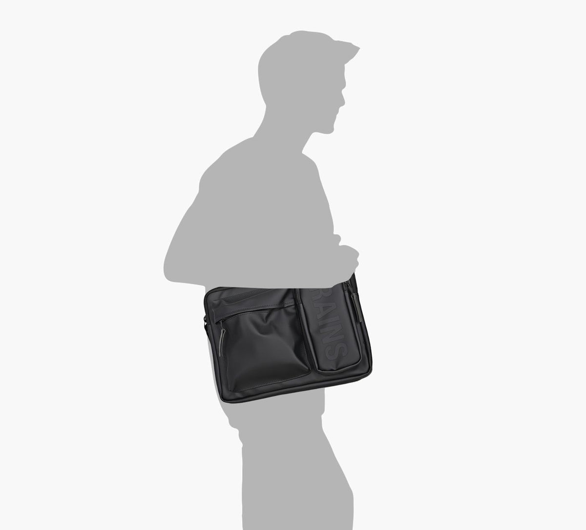RAINS TEXELLAPTOPCASE1314INCH in BLACK view 5