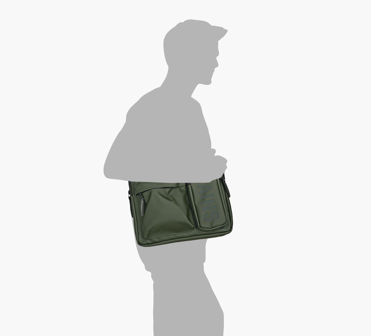 RAINS POCHETTEDORDINATEURTEXEL13POUCES en KHAKI vue 5