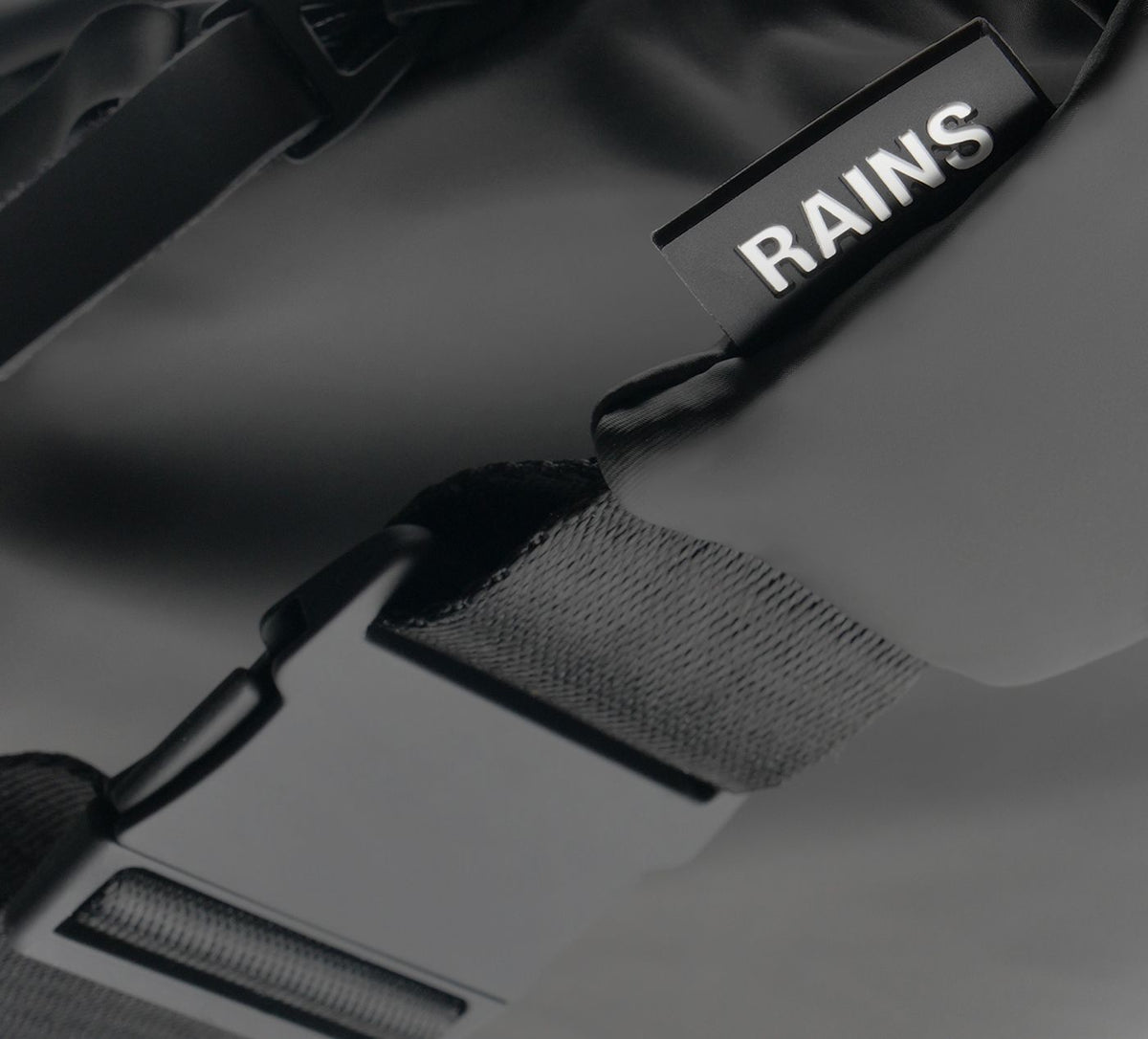 RAINS DASHBUMBAG in BLACK view 5