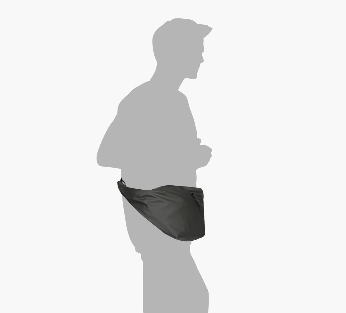 RAINS DASHBUMBAG in BLACK view 6