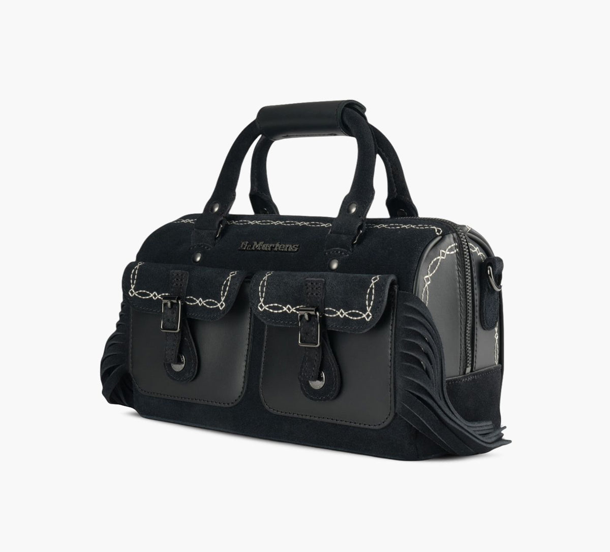 DR. MARTENS TOPHANDLEDESERTRODEOBAG in BLACK view 2