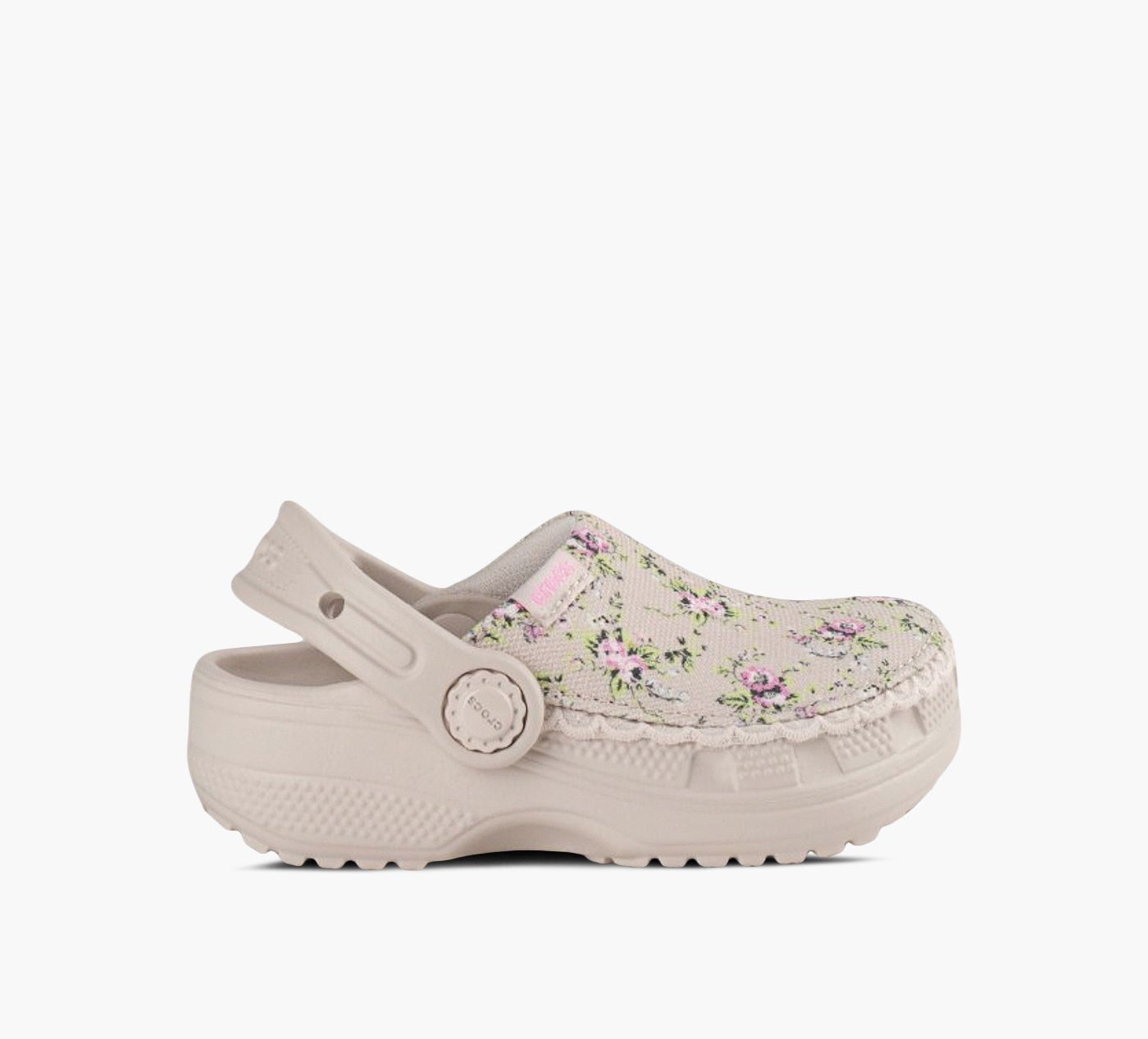 CROCS CRAFTEDPRINTEDCANVASCLOG in BEIGE