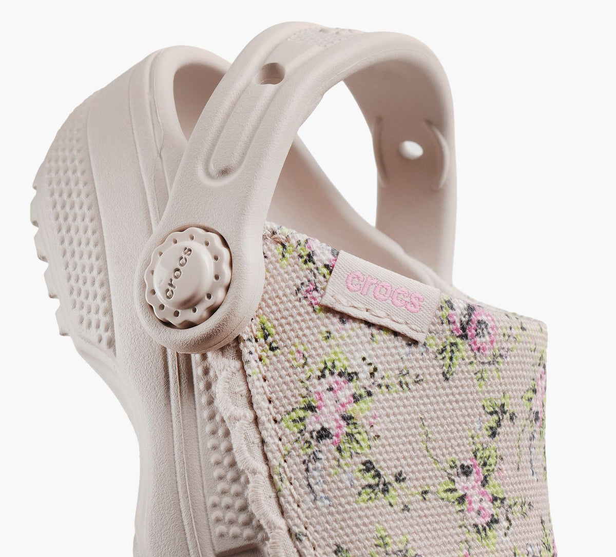 CROCS CRAFTEDPRINTEDCANVASCLOG in BEIGE view 1b
