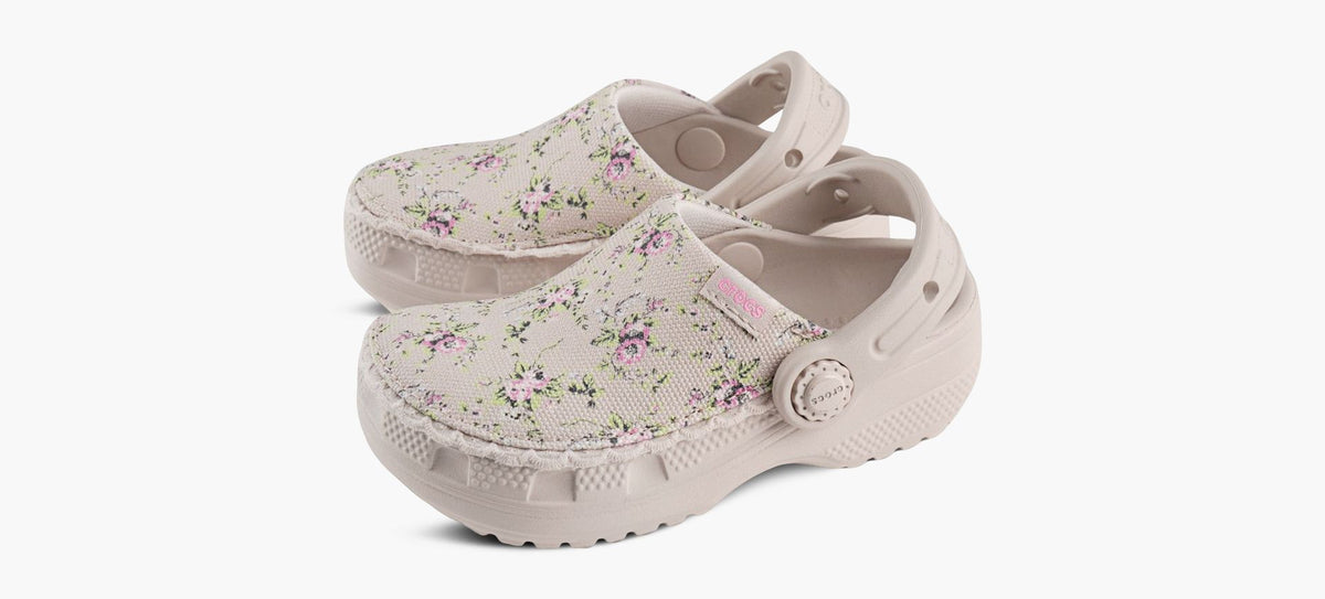CROCS CRAFTEDPRINTEDCANVASCLOG in BEIGE view 4