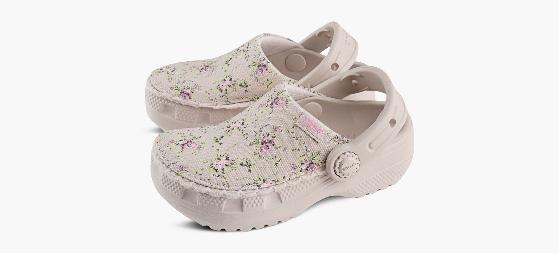 CROCS CRAFTEDPRINTEDCANVASCLOG in BEIGE view 4