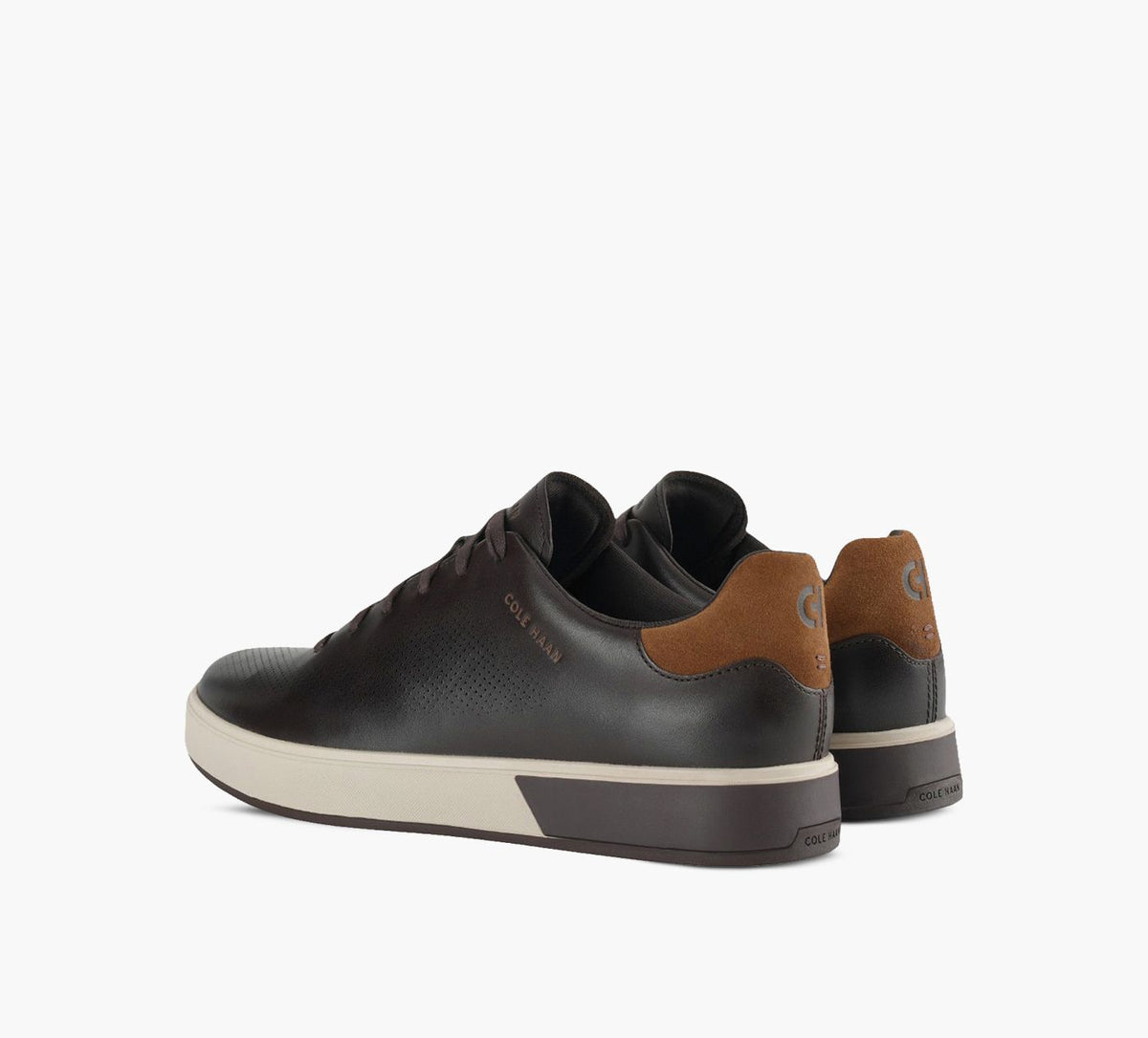 COLE HAAN BASKETGRANDPROANGLEACE en BRUN vue 3