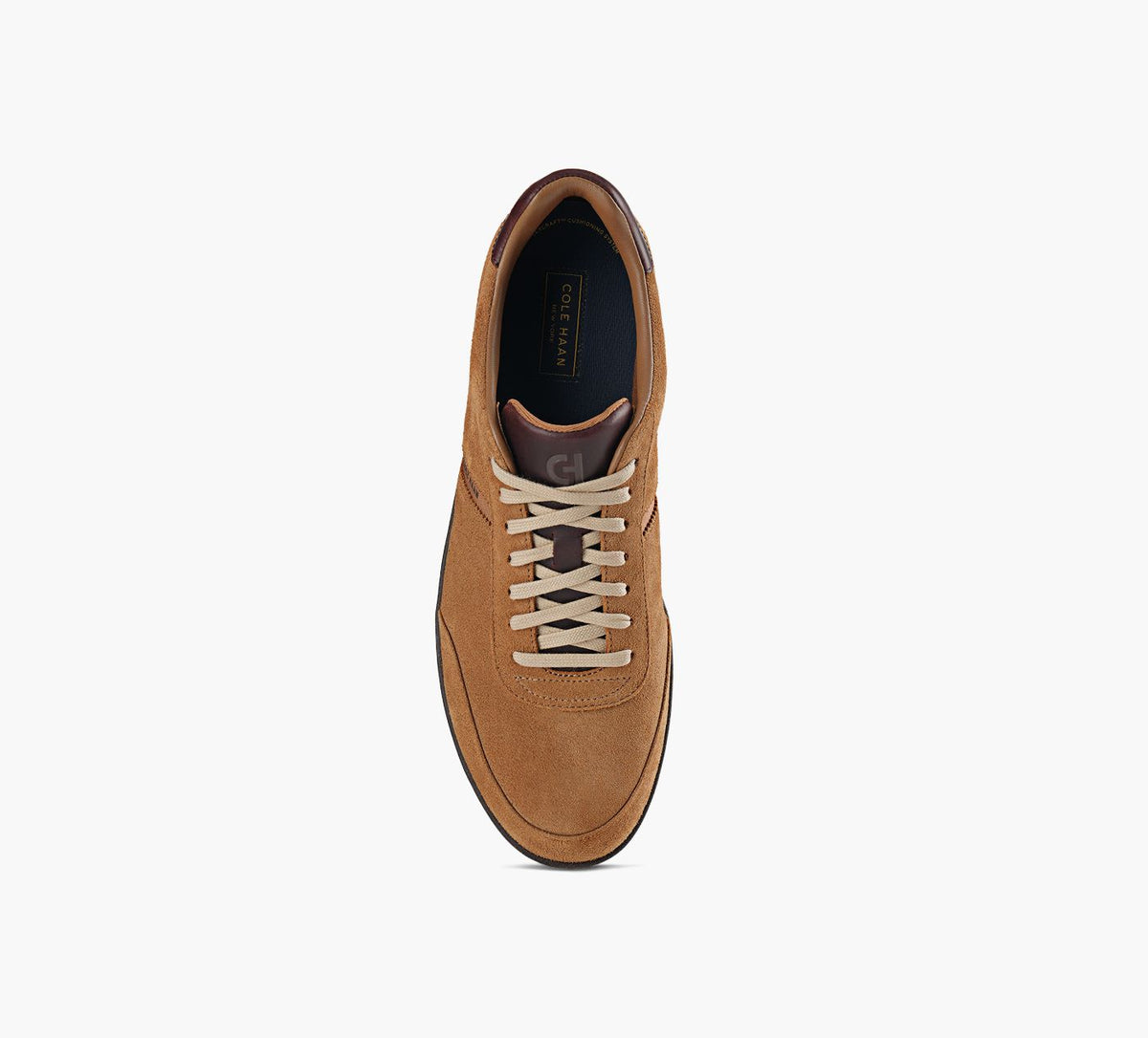 COLE HAAN GRANDPROFLEXCRAFTSNEAKER in BEIGE view 1c