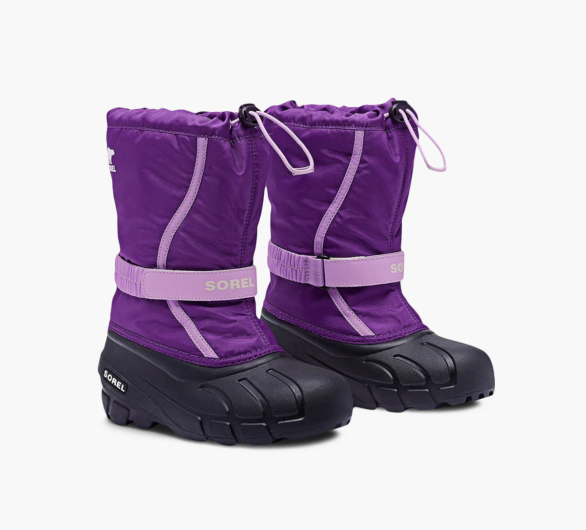 SOREL BOTTEFLURRY en VIOLET vue 2