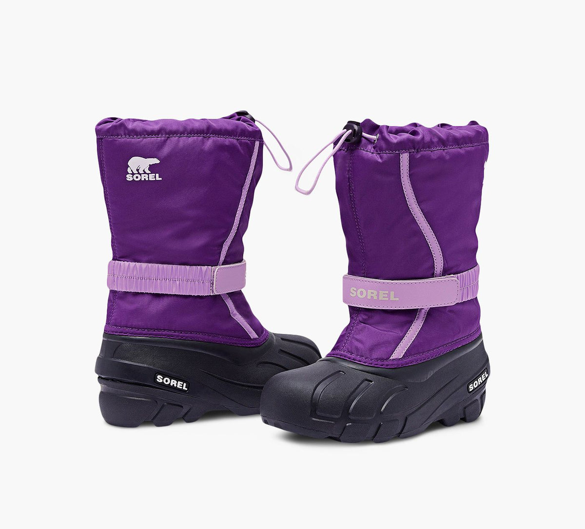 SOREL BOTTEFLURRY en VIOLET vue 3