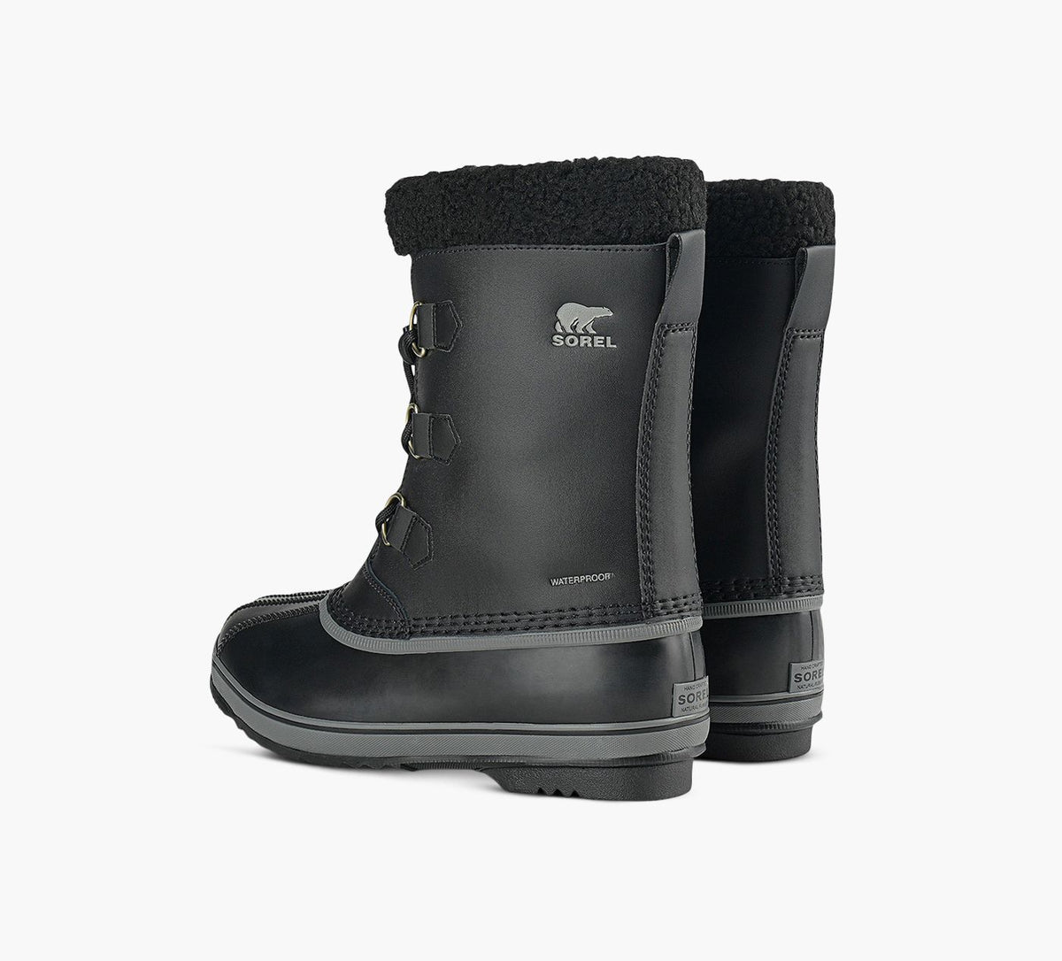 SOREL BOTTEIMPERMABLEYOOTPACTP en NOIR vue 3