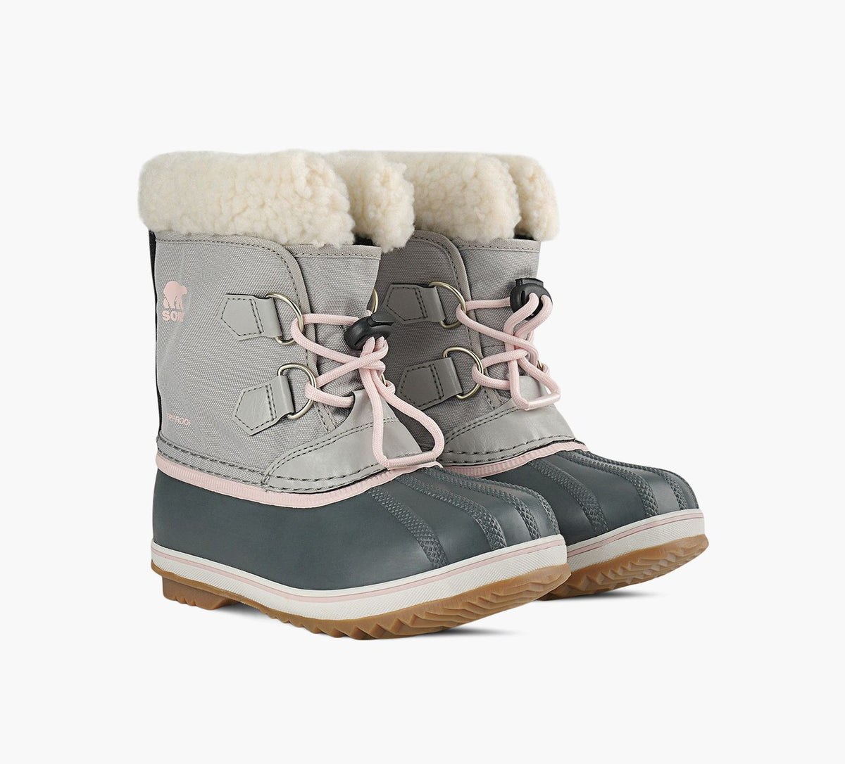 SOREL BOTTEDHIVERENNYLONYOOTPACIMPERMABLE en GRIS vue 2