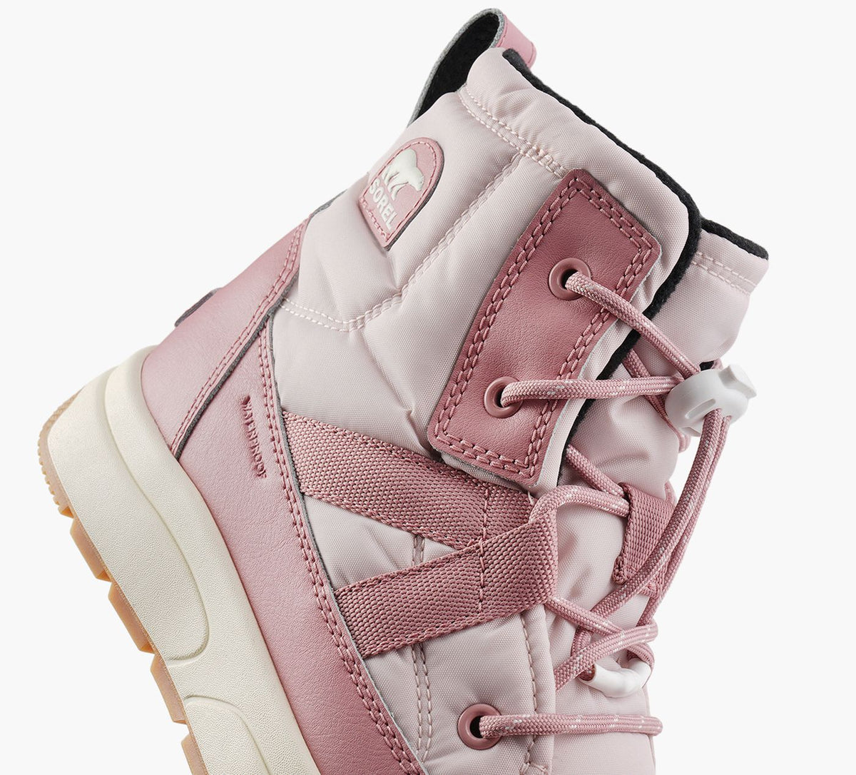 SOREL BOTTEWHITNEYIIIMIHAUTE en ROSE PALE vue 1b
