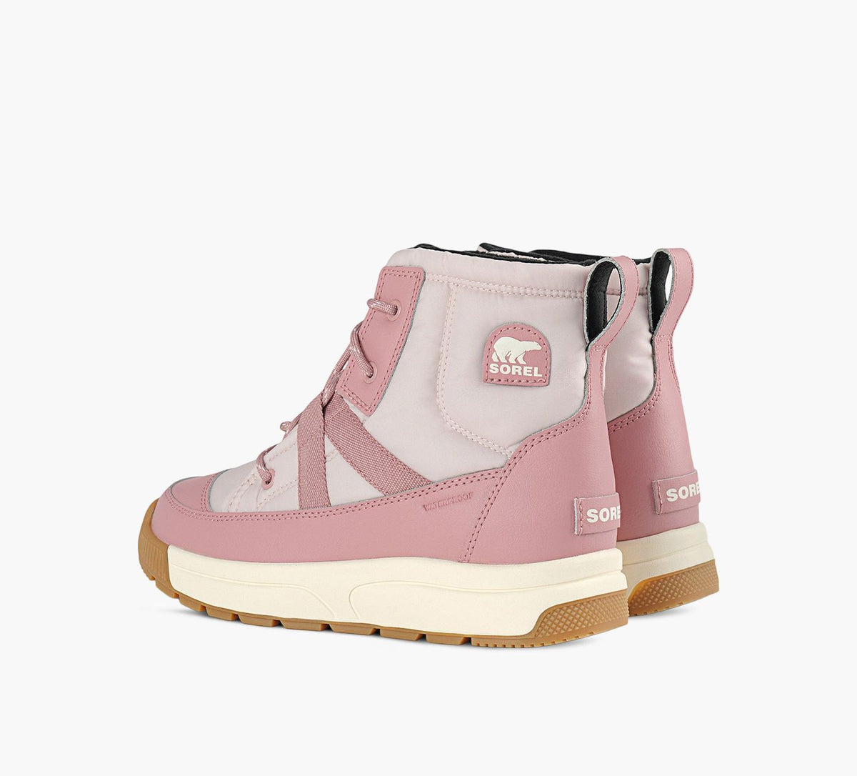 SOREL BOTTEWHITNEYIIIMIHAUTE en ROSE PALE vue 3
