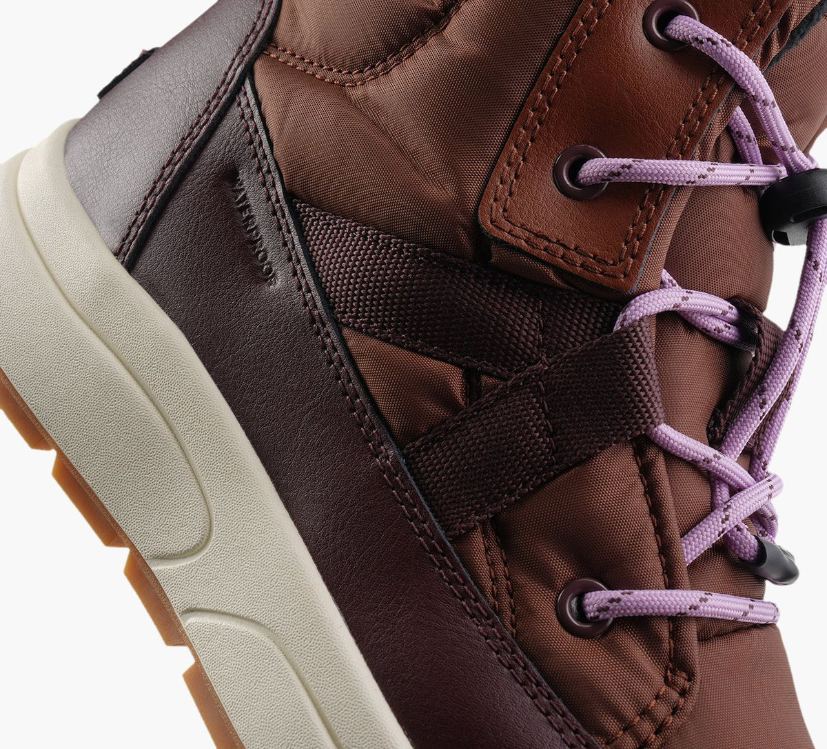 SOREL BOTTEWHITNEYIIIMIHAUTE en BRUN vue 1b