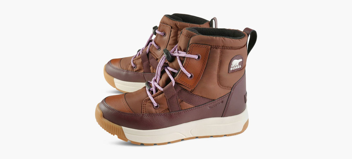 SOREL BOTTEWHITNEYIIIMIHAUTE en BRUN vue 4