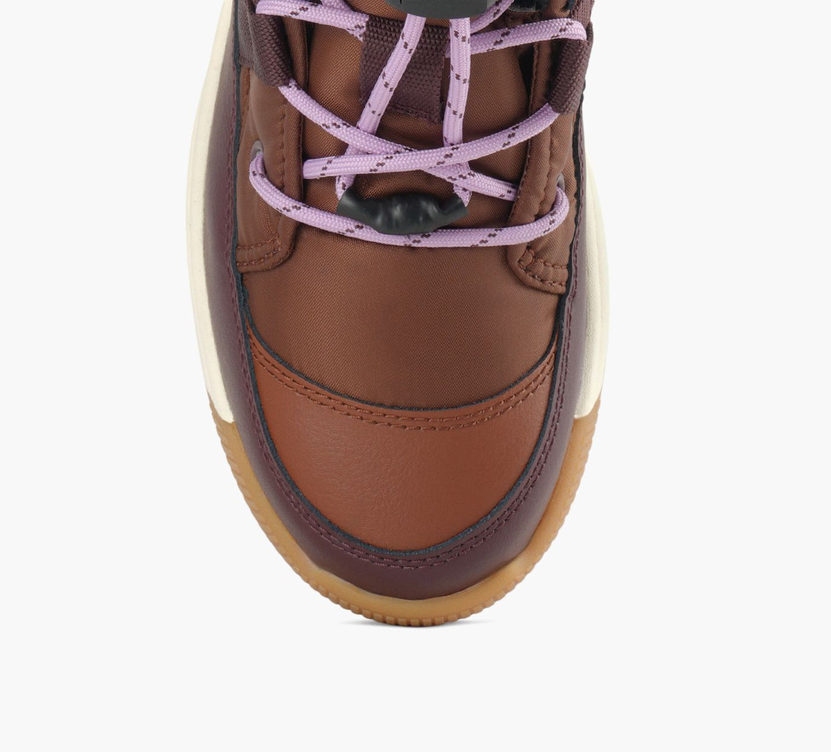 SOREL BOTTEWHITNEYIIIMIHAUTE en BRUN vue 1c