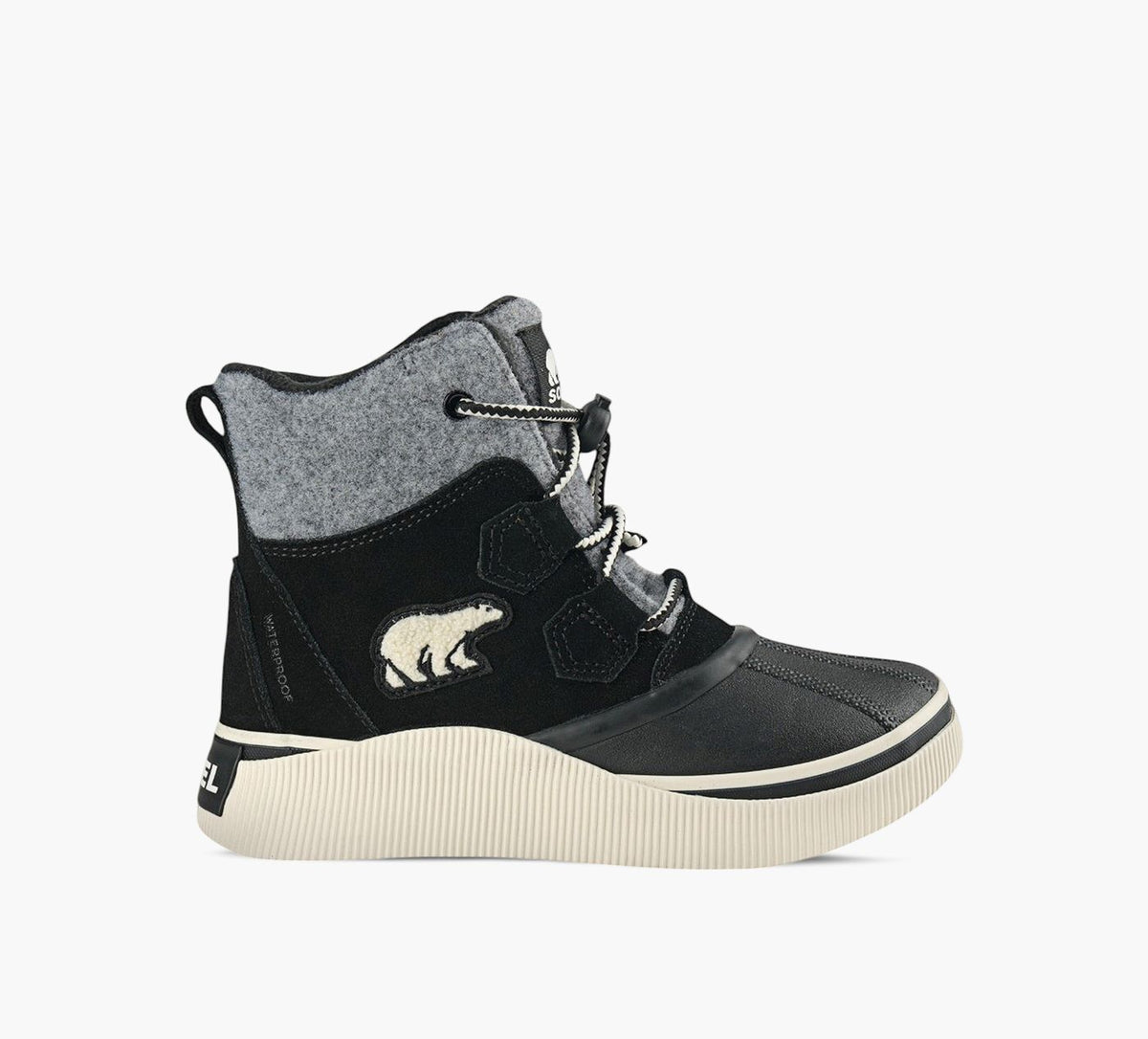 SOREL OUTNABOUTIVCHILLZWATERPROOF in BLACK