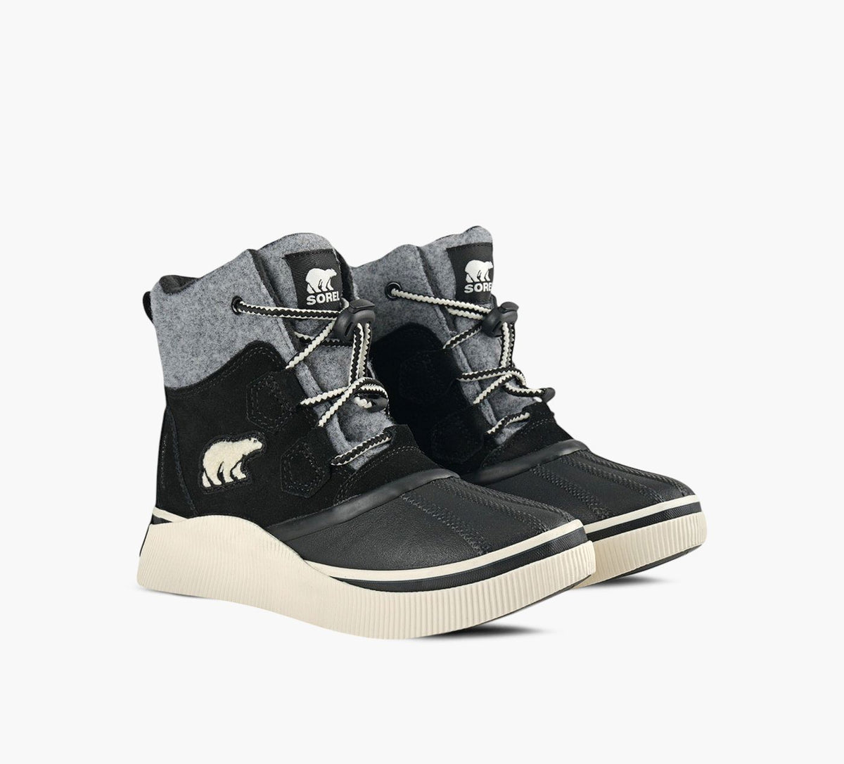 SOREL OUTNABOUTIVCHILLZWATERPROOF in BLACK view 2