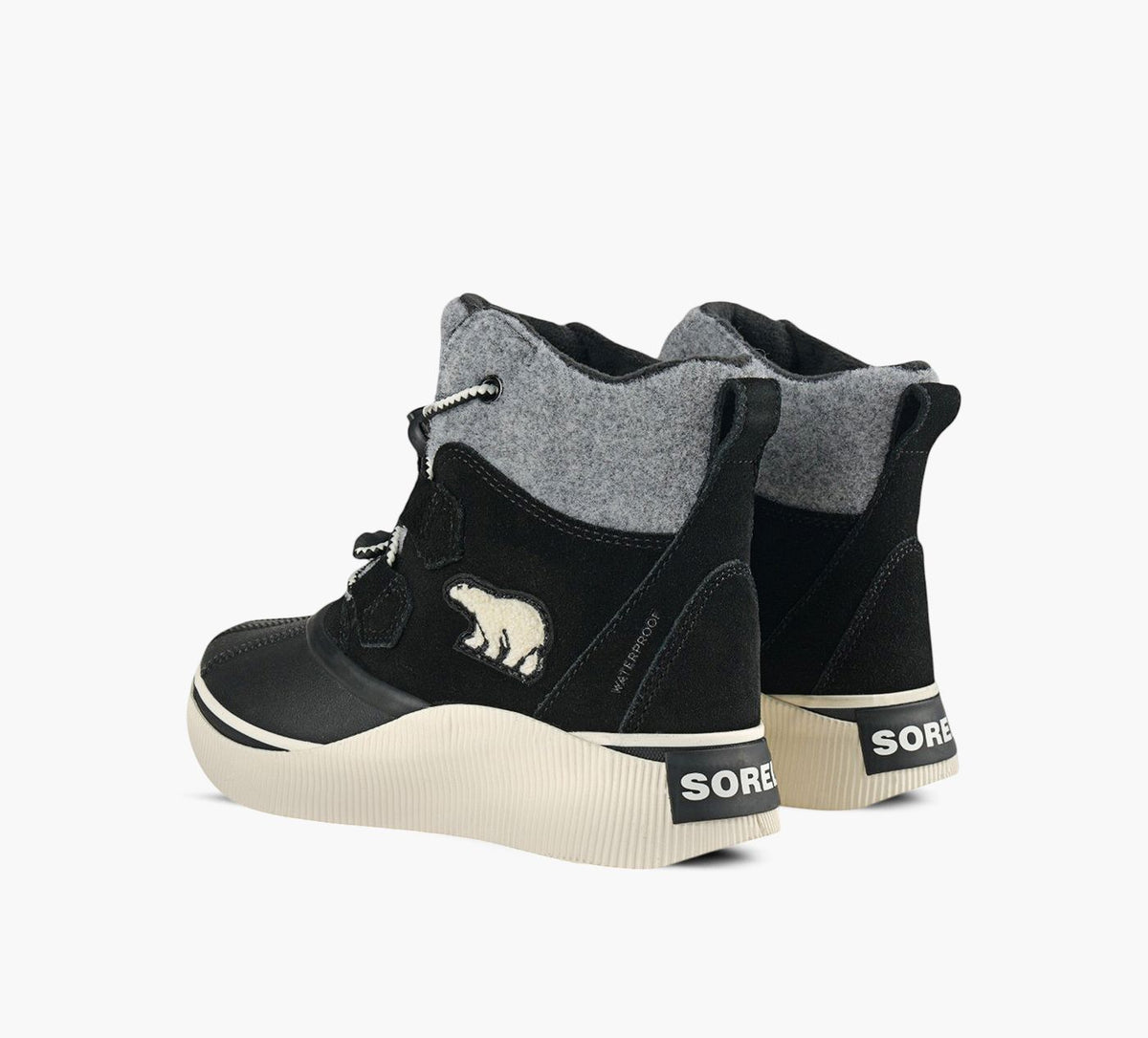 SOREL OUTNABOUTIVCHILLZWATERPROOF in BLACK view 3
