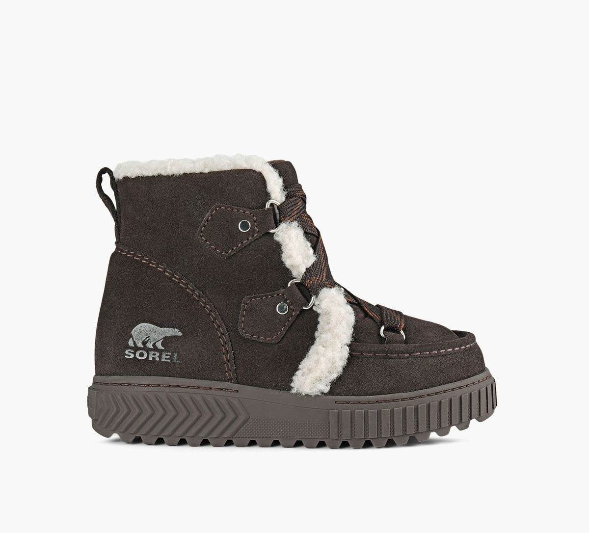 SOREL BASKETIMPERMABLEONAAVEALPINEPLUS en BRUN
