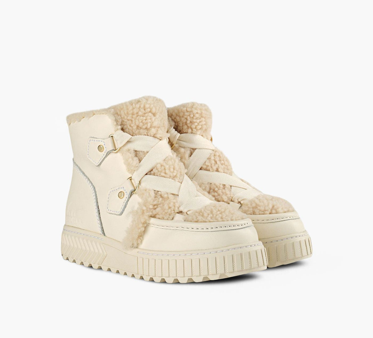 SOREL BASKETIMPERMABLEONAAVEALPINELX en BEIGE vue 2