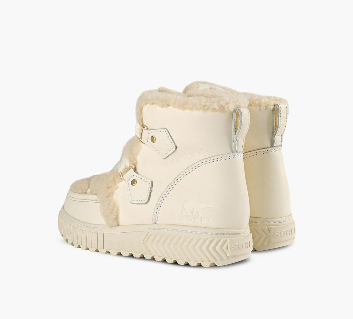 SOREL BASKETIMPERMABLEONAAVEALPINELX en BEIGE vue 3