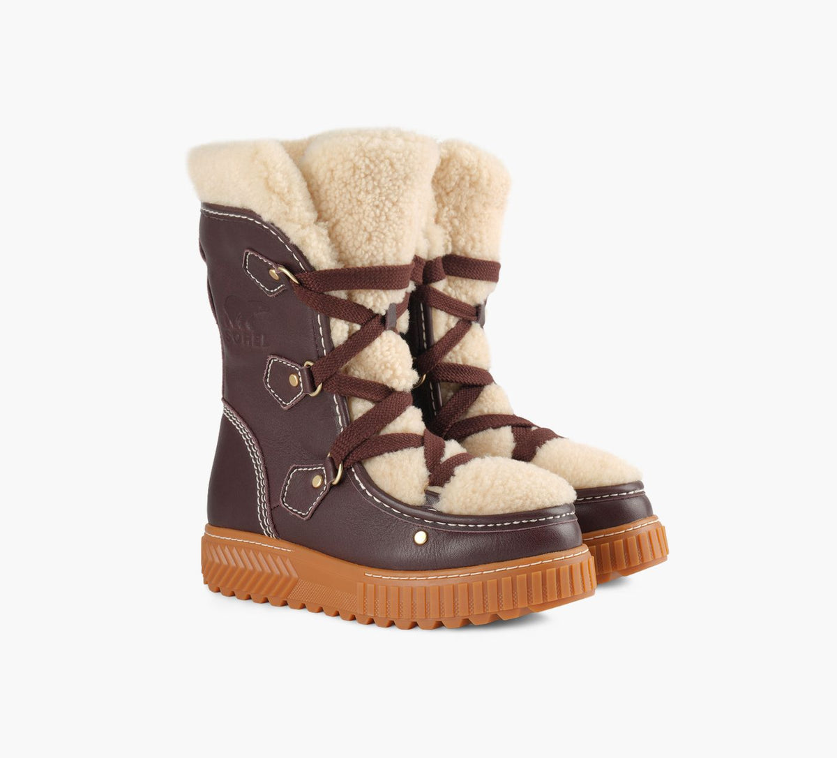 SOREL ONAAVEALPINETALLLXWATERPROOF in BURGUNDY view 2