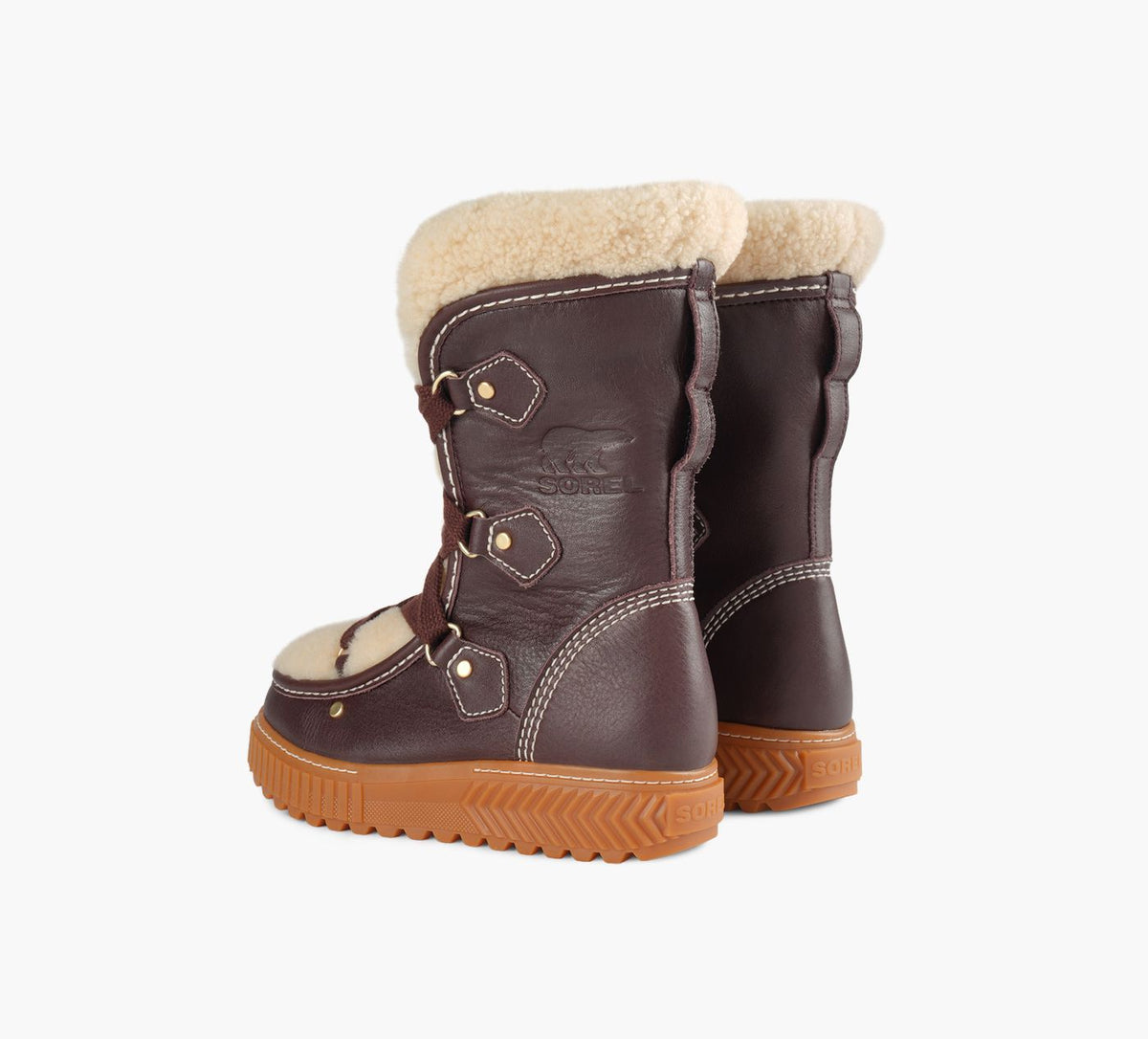 SOREL ONAAVEALPINETALLLXWATERPROOF in BURGUNDY view 3