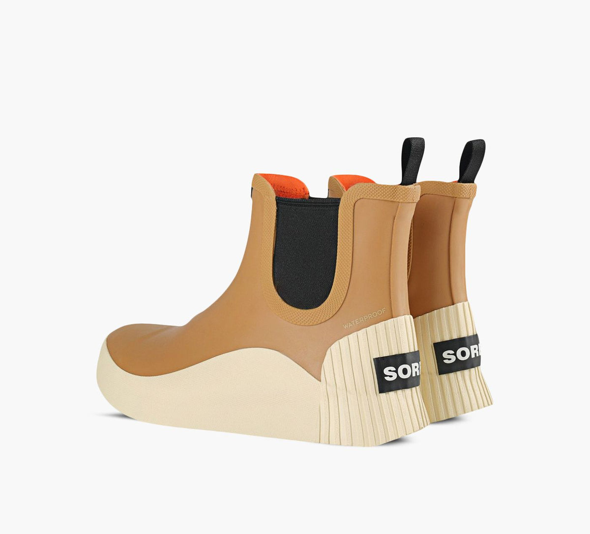 SOREL OUTNABOUTIVCHELSEARAINWATERPROOF in TAN view 3