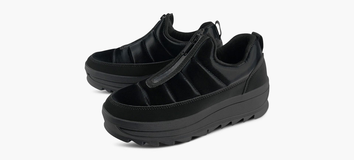 PAJAR GALAMINIVELTECFRONTZIPBOOT in BLACK view 4