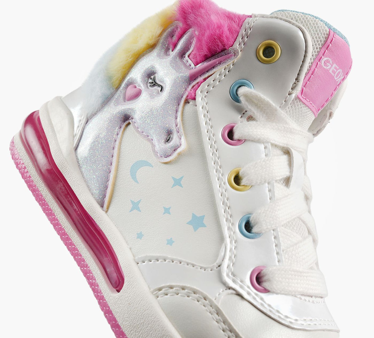 GEOX JSKETLITEFILLE en BLANC vue 1b