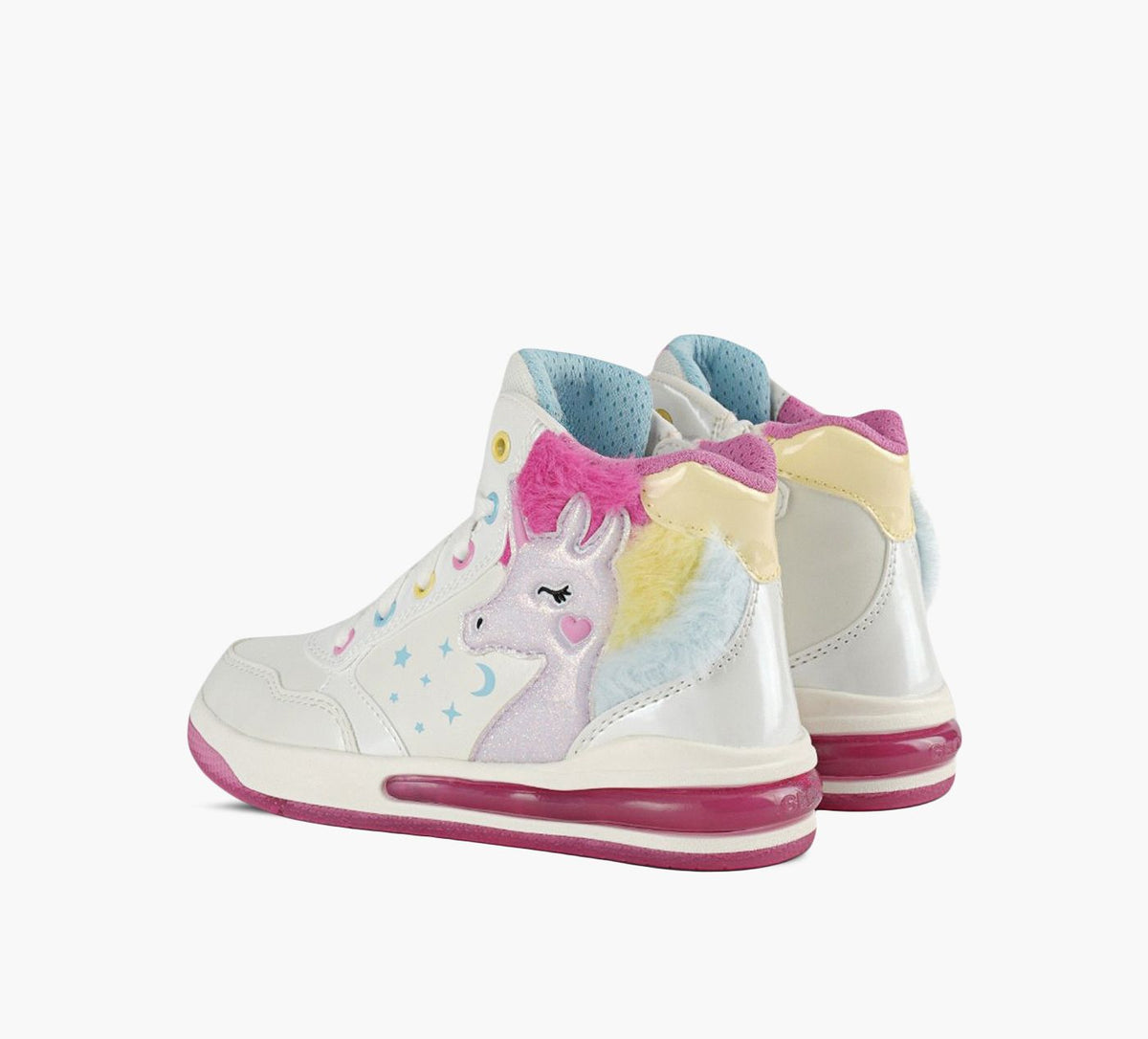 GEOX JSKETLITEFILLE en BLANC vue 3