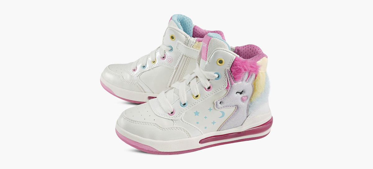 GEOX JSKETLITEFILLE en BLANC vue 4