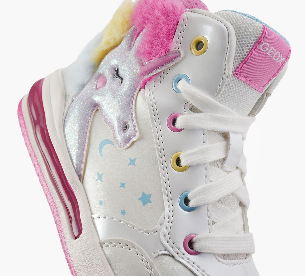 GEOX JSKETLITEFILLE en BLANC vue 1b